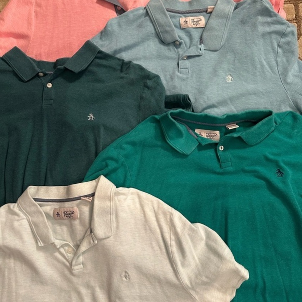 Penguin Brand Men's Polo Shirt Collection - Various Colors